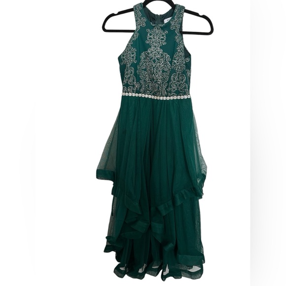 Girls Speechless Kids dress - green - size 12 - Picture 2 of 4